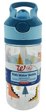 Complete Home Kids Push Button Water Bottle