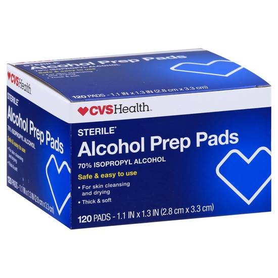 Cvs Health Sterile Alcohol Prep Pads (1.1in x 1.3in )