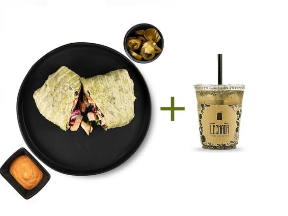 Combo Wrap Especial + Agua Limon Chia