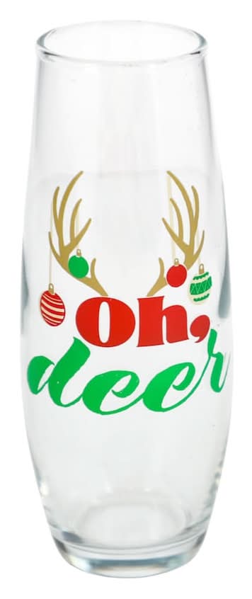 Oh Deer Stemless Flute Glass, 1 ct.