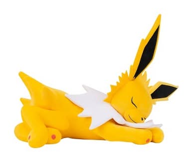 Pokémon Sleeping Plush Jolteon Stuffed Animal, 18 in, Yellow