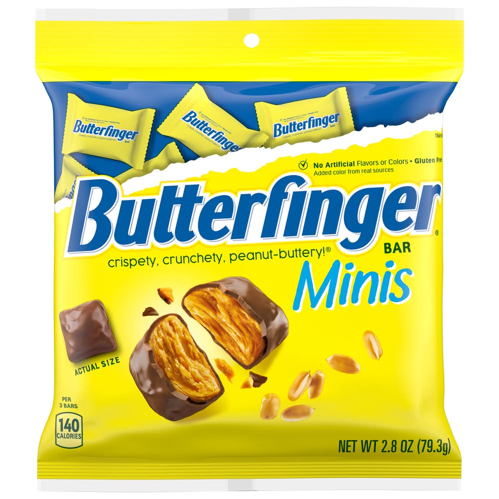 Butterfinger Peanut-Buttery Wrapped Minis Candy Bar (2.8 oz)