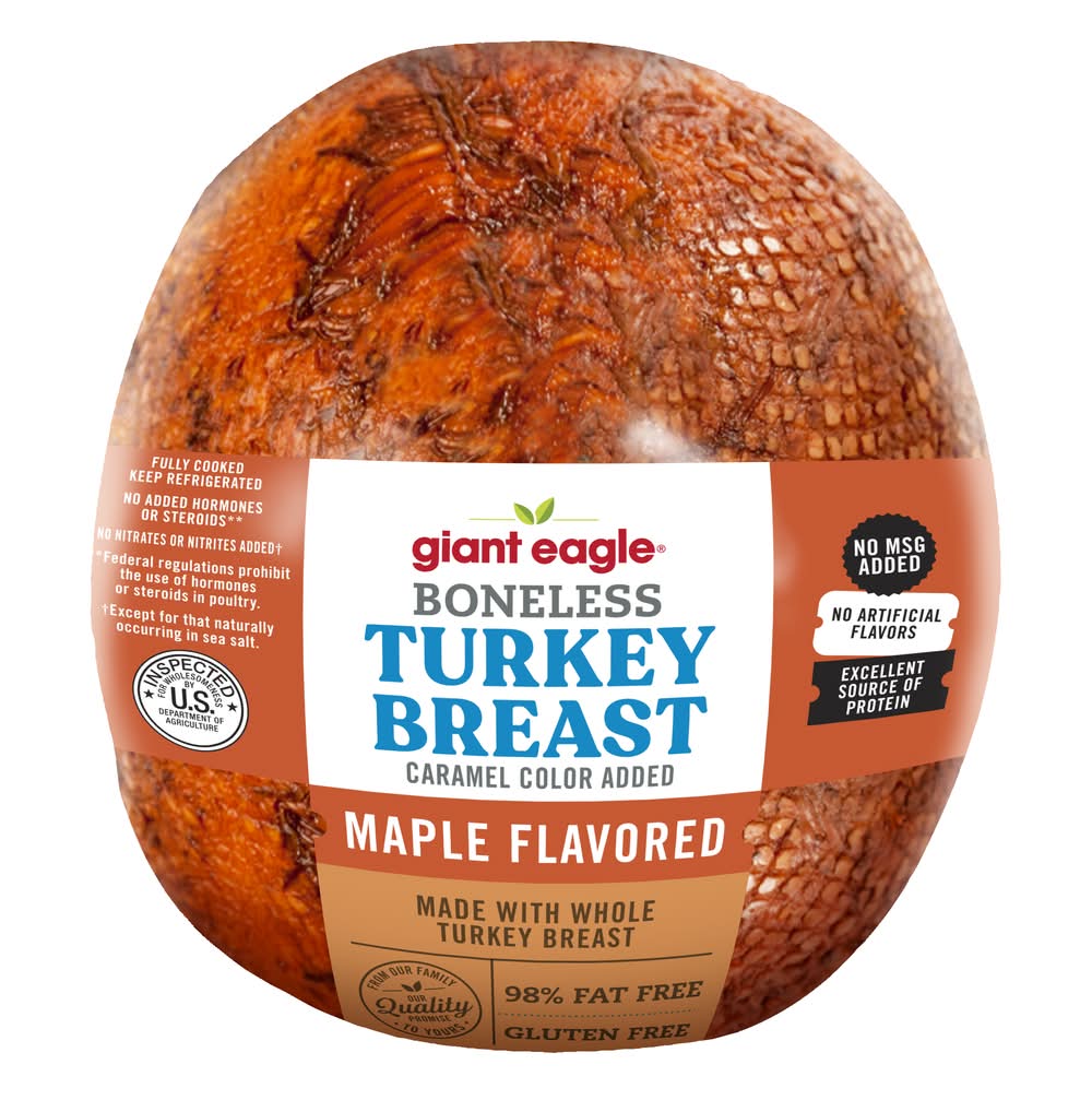 Giant Eagle Turkey Breast, Maple Flavored