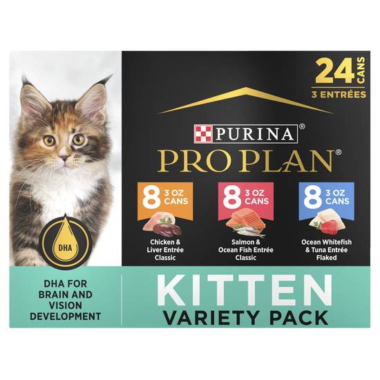 Purina Pro Plan High Protein Wet Kitten Food Variety pack (assorted)