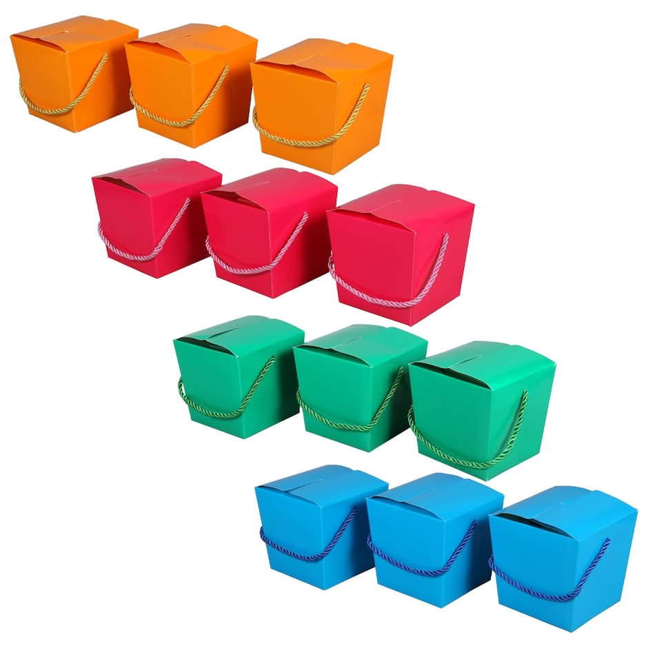 Voila Colorful Takeout Boxes, 3-ct. Packs