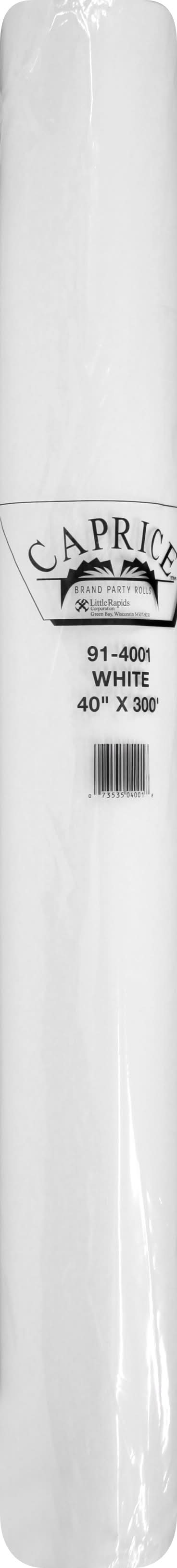 Caprice 40' X 300' White Party Roll (2 lbs)