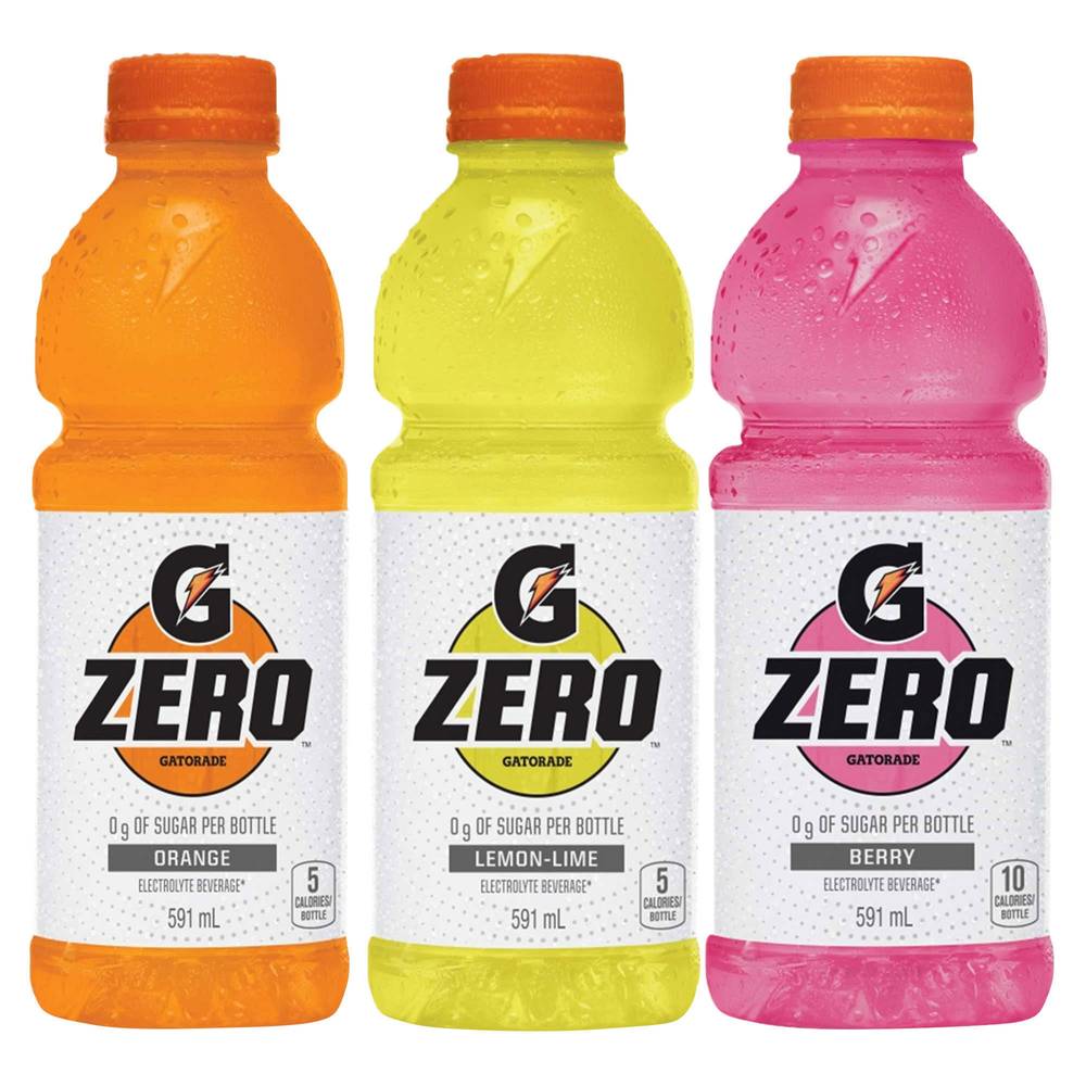Gatorade Zero - Boisson Format Club 28 × 591 Ml / Gatorade Zero Club Pack 28 × 591 Ml