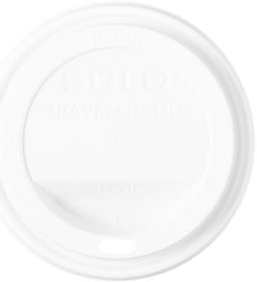 Solo Traveler Lid, White 100.0 EA