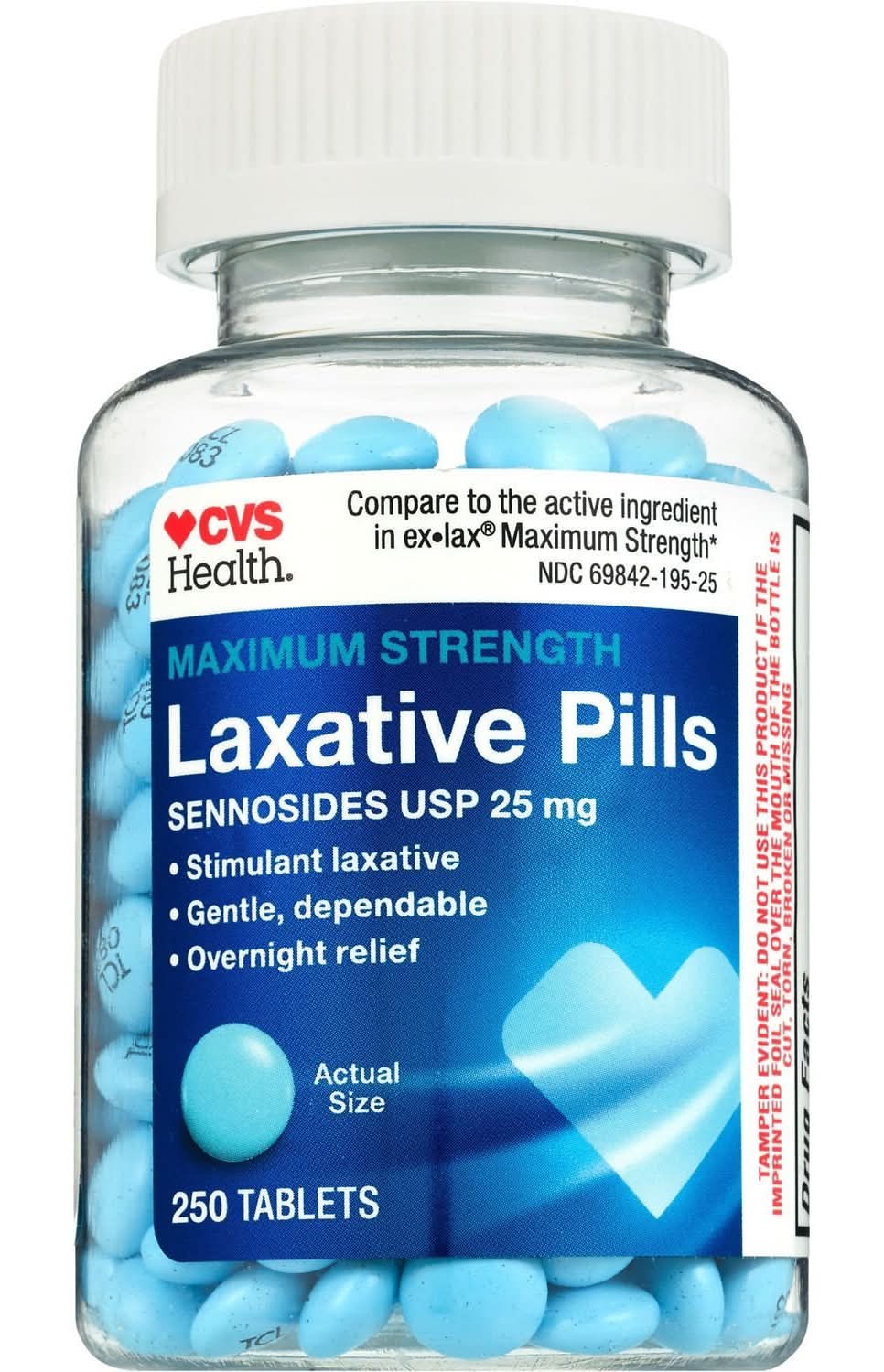 CVS Health Maximum Strength 25 mg Laxative Pills