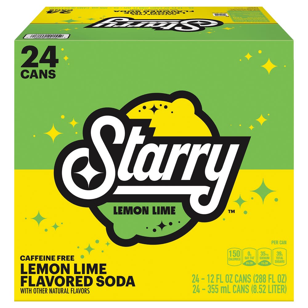 Starry Lemon Lime (24 ct, 12 oz)