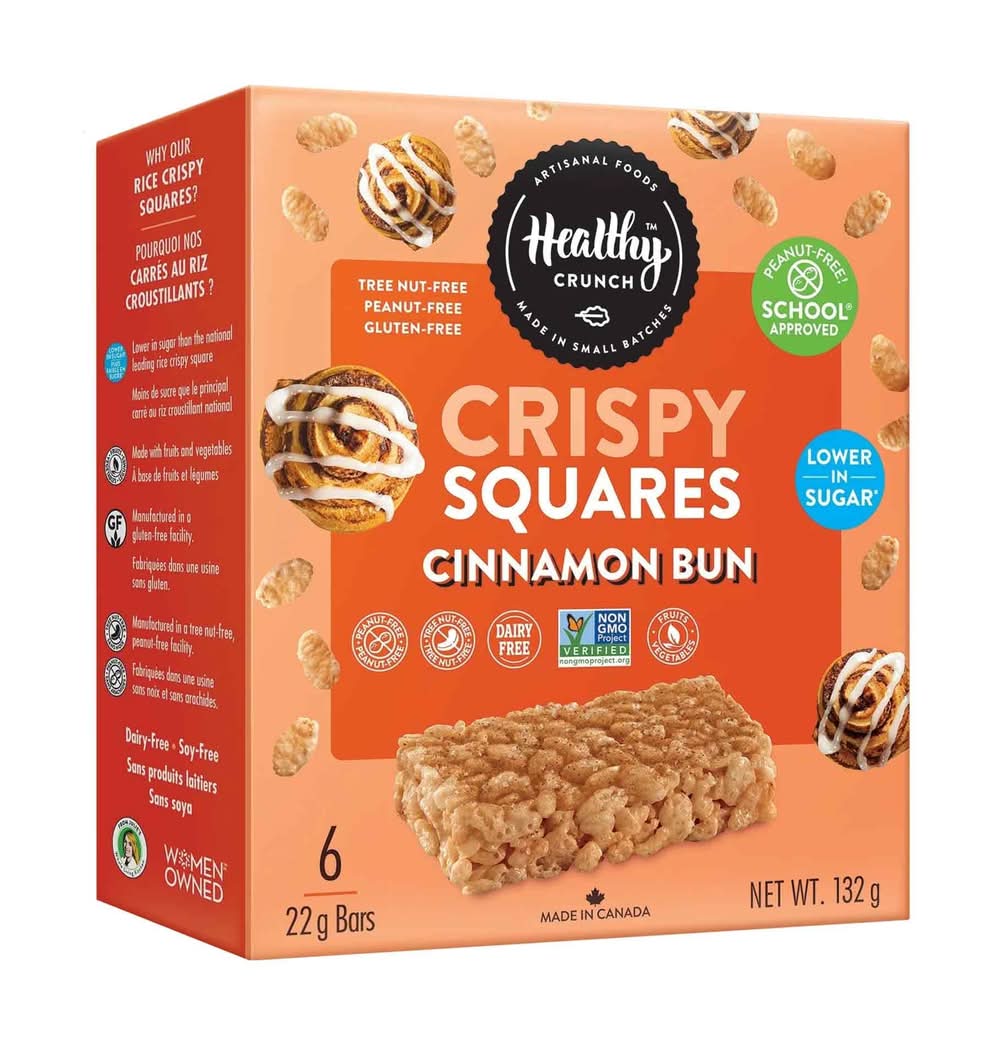 Healthy Crunch Peanut-Free Crispy Squares Cinnamon Bun (132 g, 6 ct)