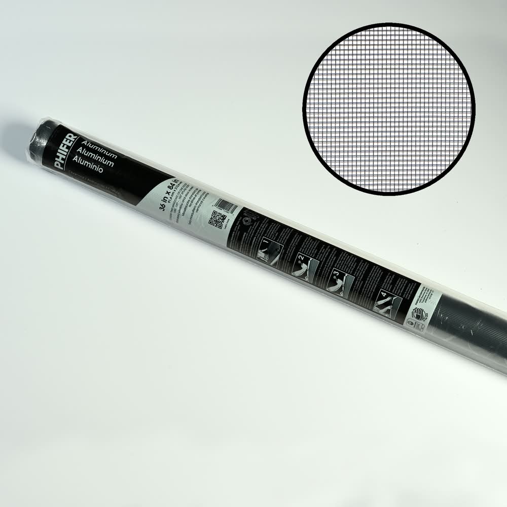 Phifer 3-ft x 7-ft Charcoal Aluminum Replacement screen