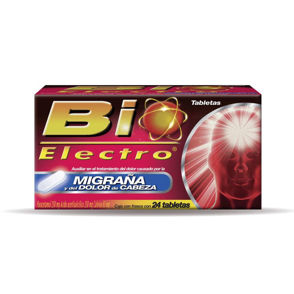 Genomma Lab · Bio electro tabletas 250 mg/250 mg/65 mg (30 un)