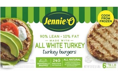 Jennie-O All-Natural White Turkey Burgers (32 oz, 6 ct)