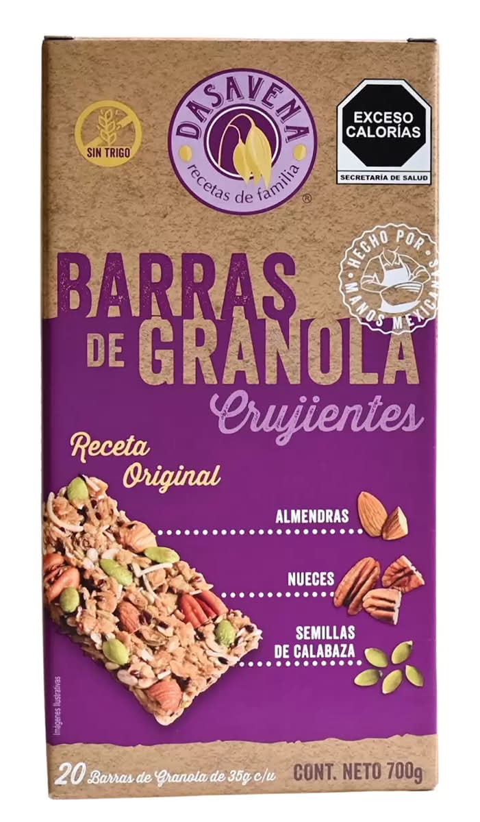 Dasavena · Barras de granola original (20 x 35 g)
