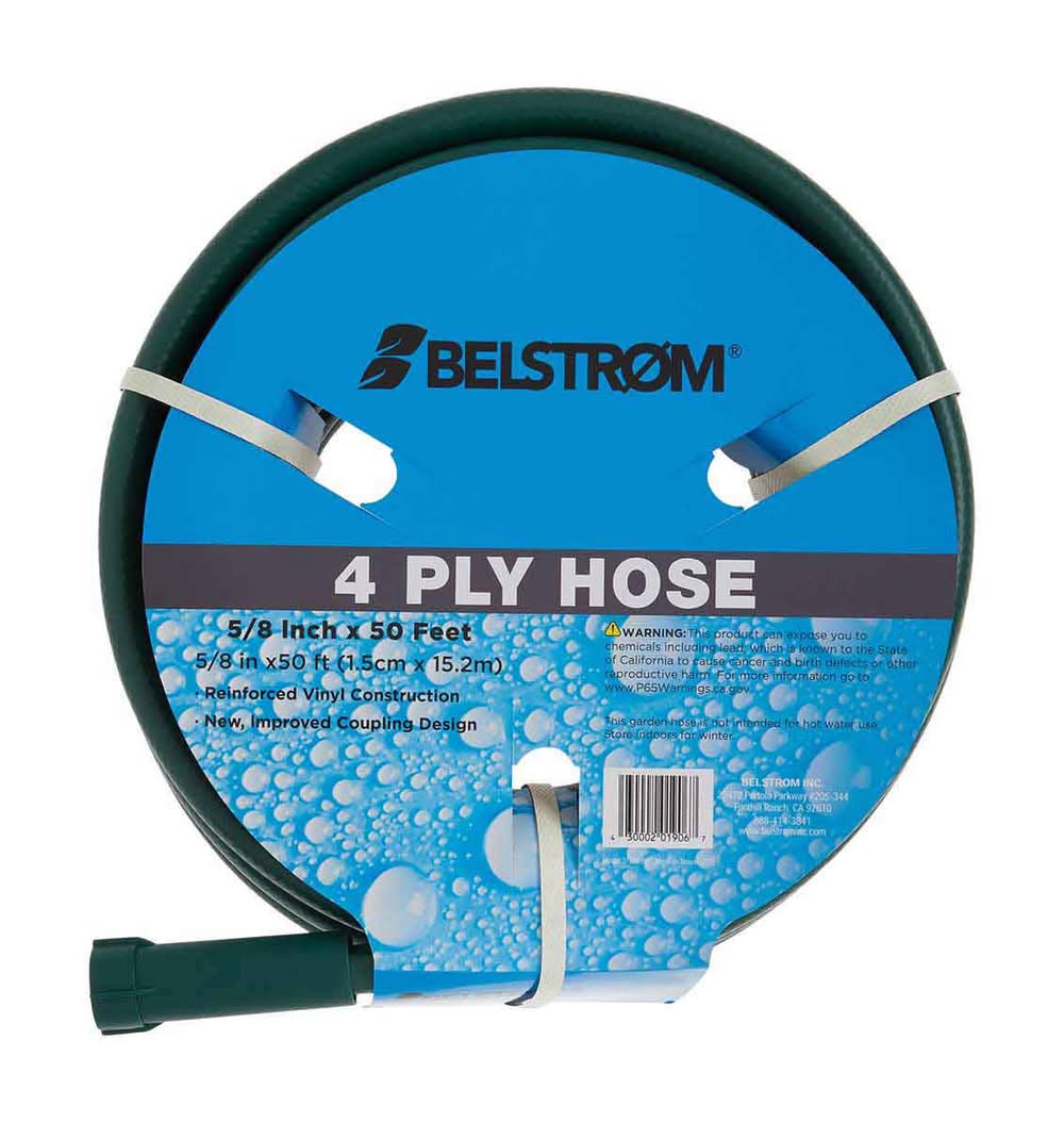 Belstrom 4 Ply Hose, 5/8 in x 50 ft