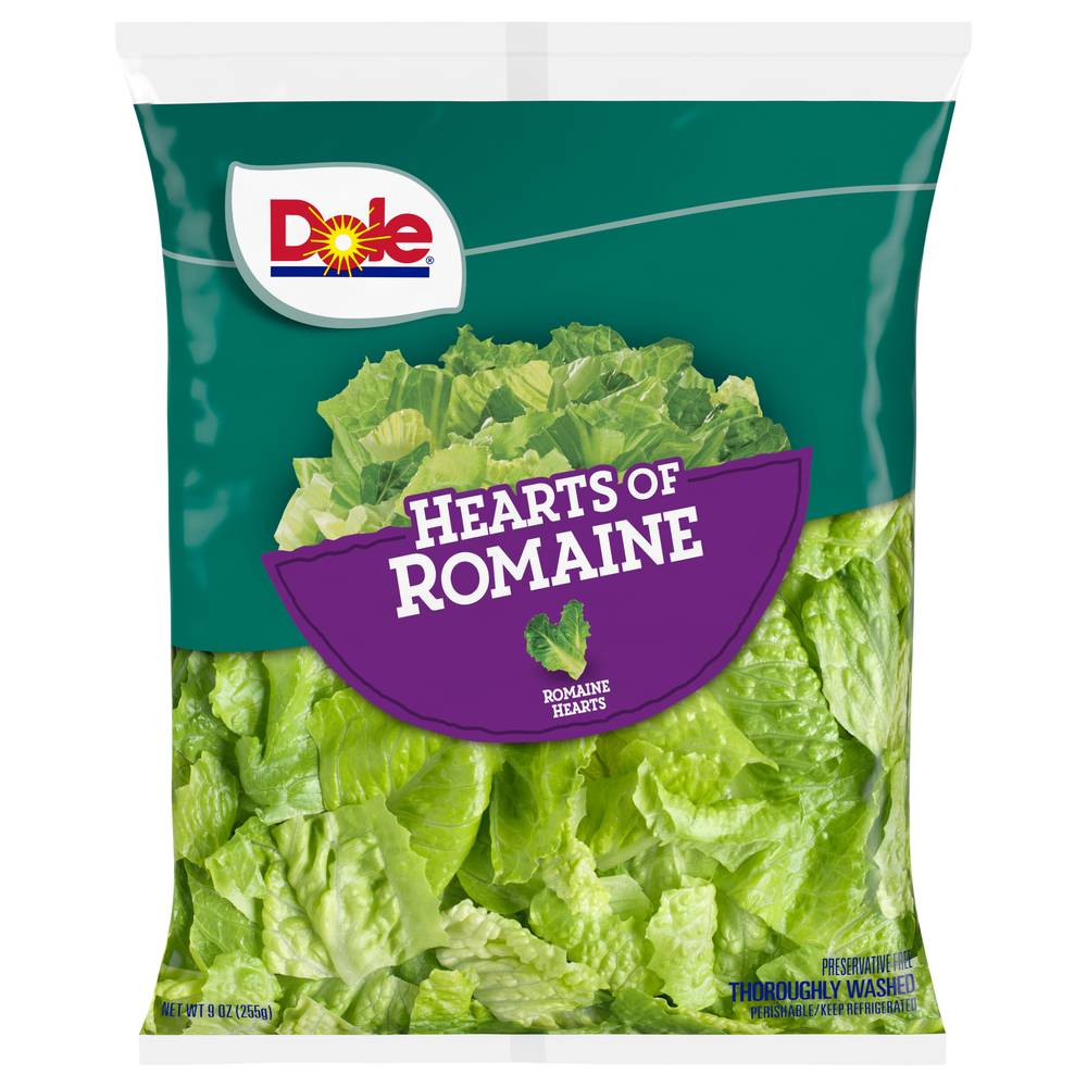 Dole Hearts Of Romaine Lettuce (9 oz)