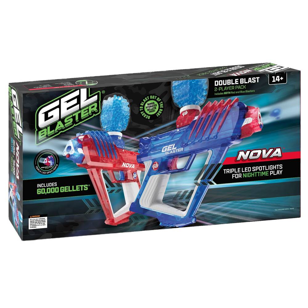 Nova Gel Blaster (red-blue) (2 ct)