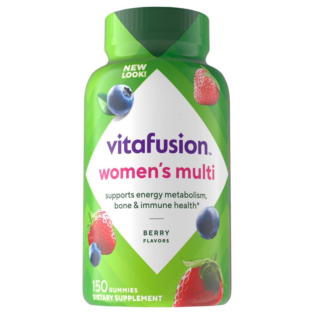 Vitafusion Women's Energy Metabolism & Bone Support Multivitamin Gummies