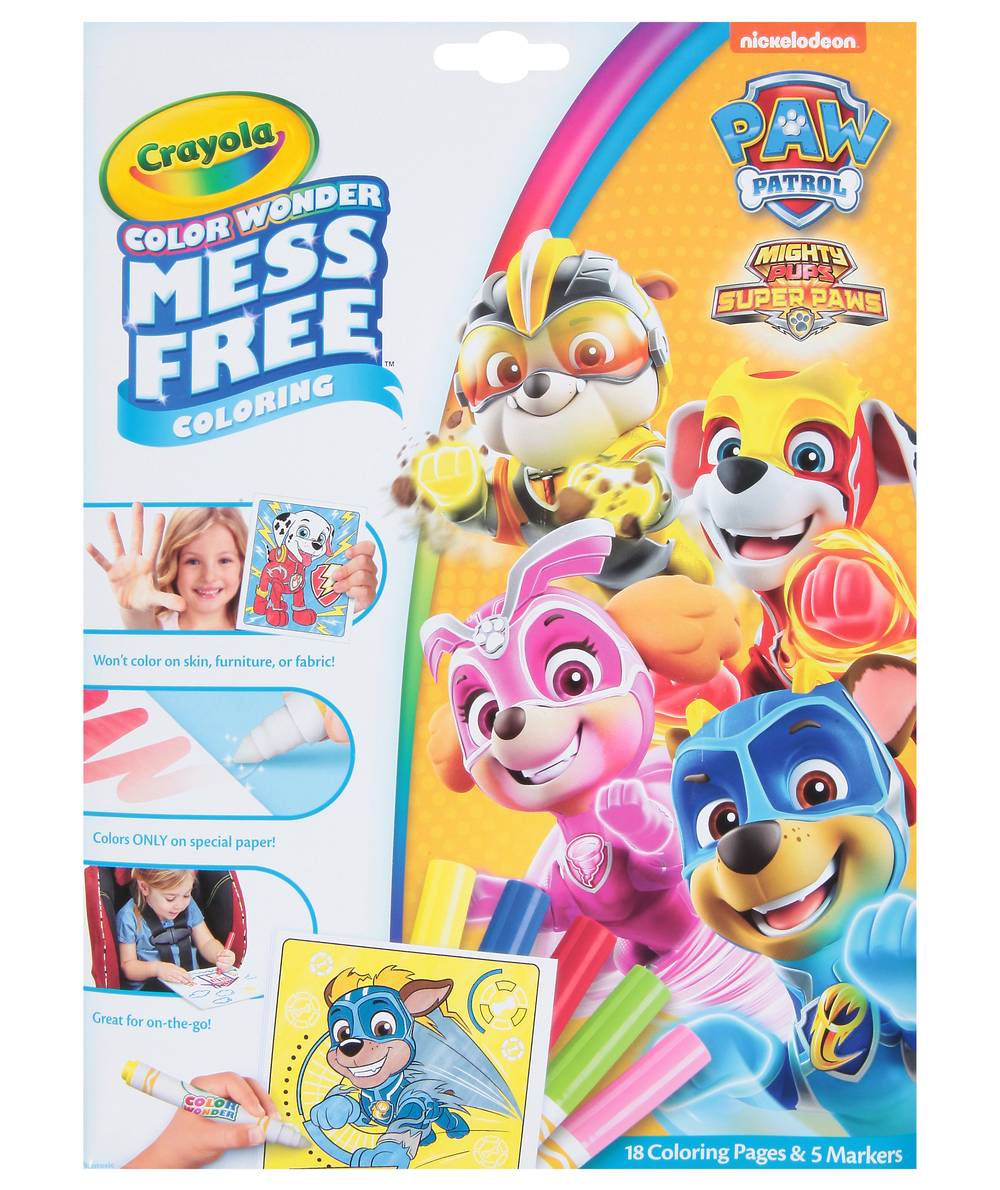 Crayola Paw Patrol Color Wonder Mess Free Coloring (7.1 oz)