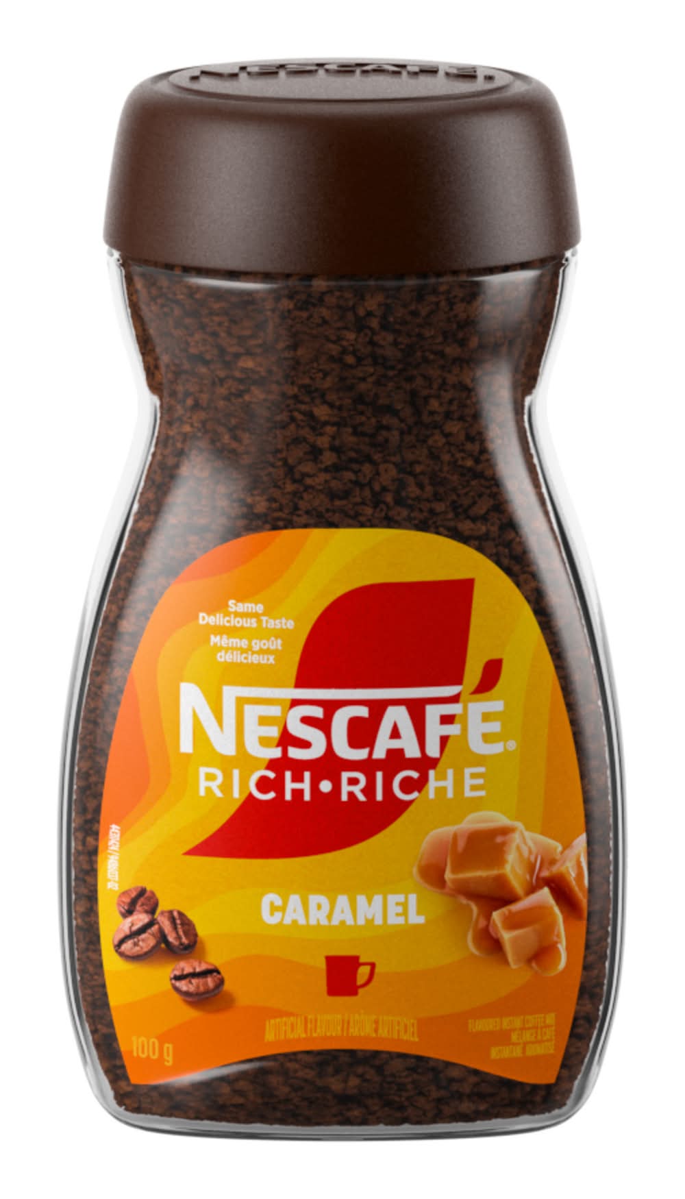 Nescafé Rich Instant Coffee, Caramel (100 g)