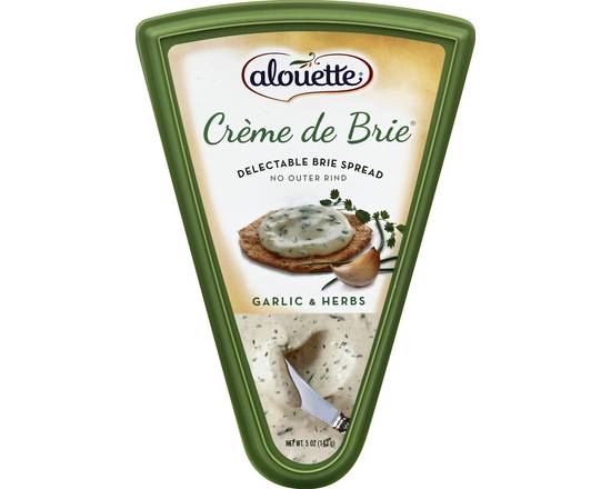 Alouette · Creme De Brie Garlic & Herbs Delectable Brie Spread (5 oz)