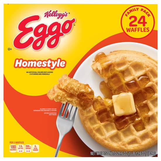 Eggo Homestyle Family pack Waffles (24 ct)