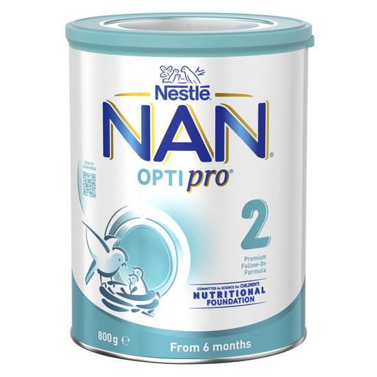 Nestle Nan Optipro 2 Premium Baby Follow-On Formula Powder From 6 To 12 Months 800g