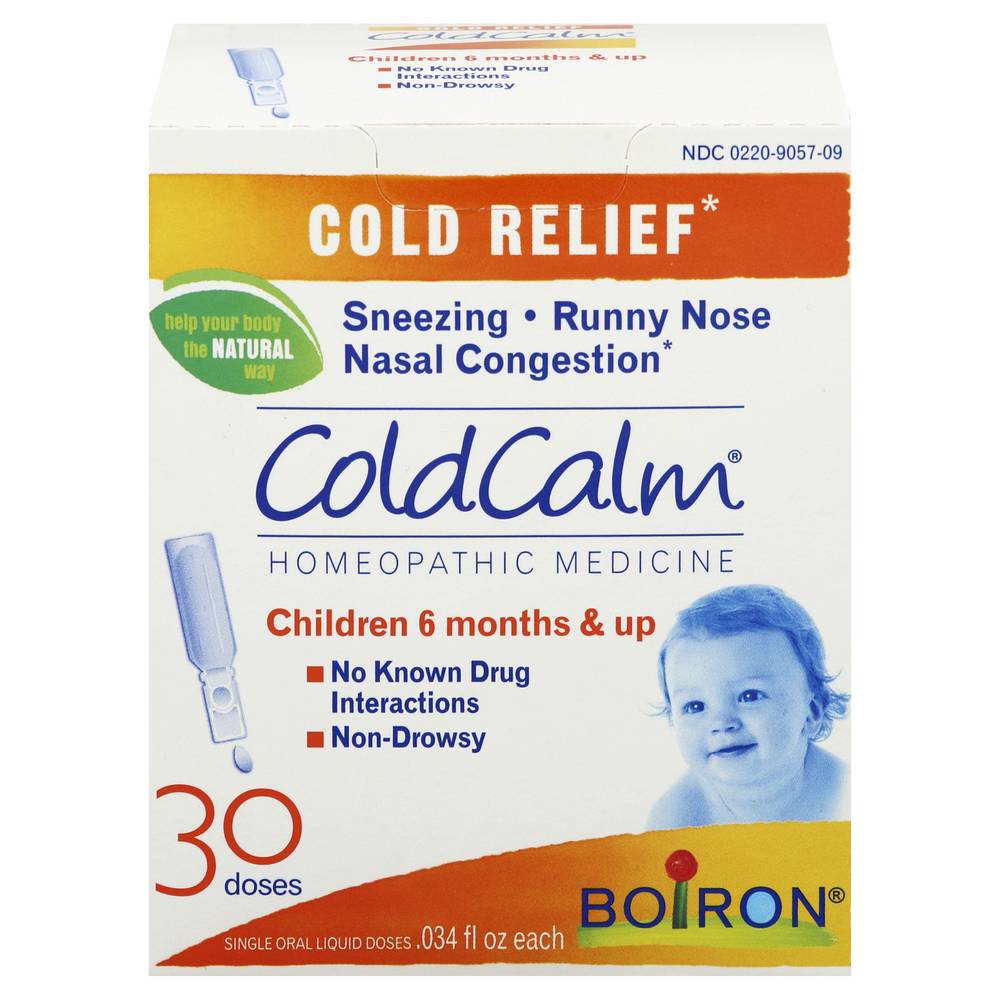 Boiron Coldcalm Baby Cold Relief Homeopathic Medicine For 6 Months and Up (30 ct)