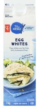 Pc blue menu blancs d’œufs - egg whites