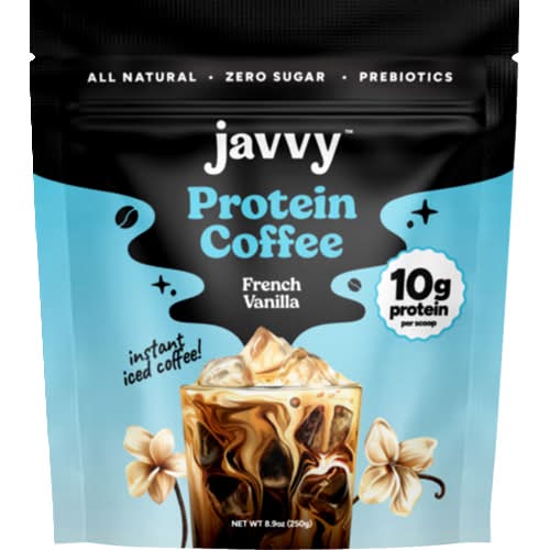 Javvy Coffee French Vanilla Instant Protein Coffee