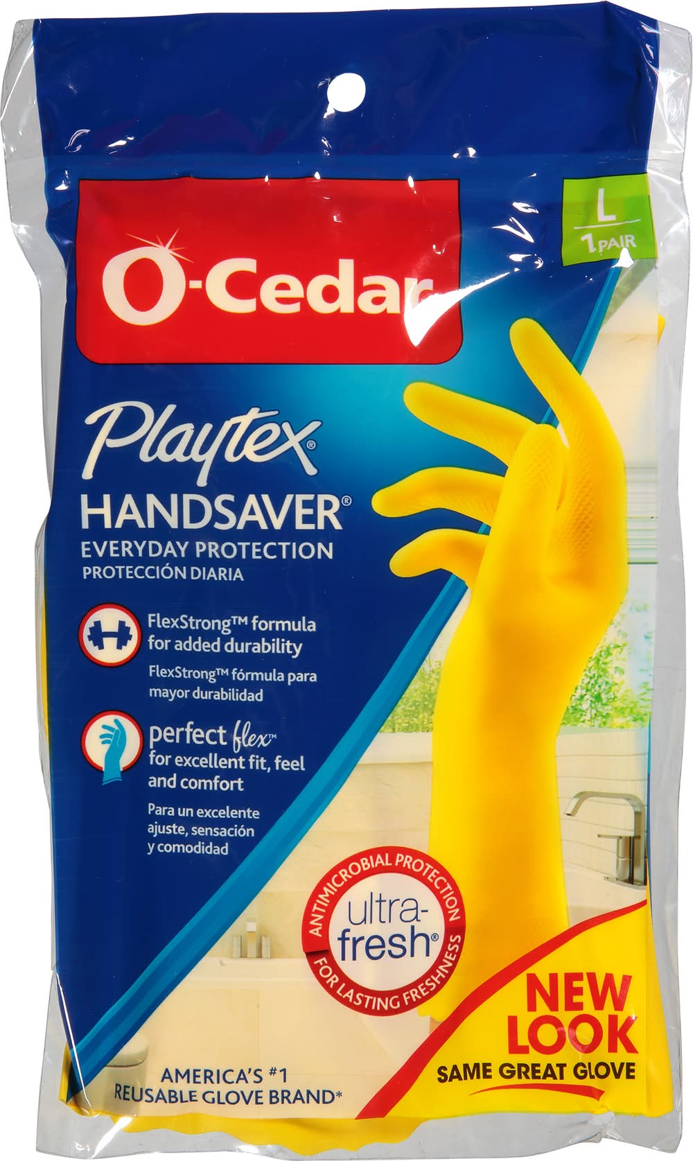 O-Cedar Playtex Handsaver Large Gloves (1.1 oz)