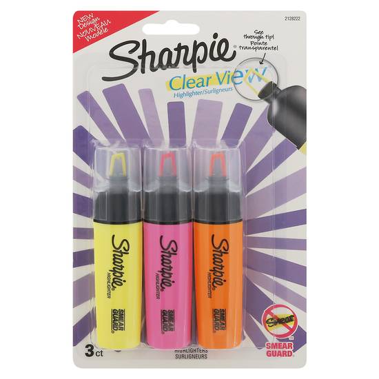 Sharpie Clear View Highlighter (3 ct)