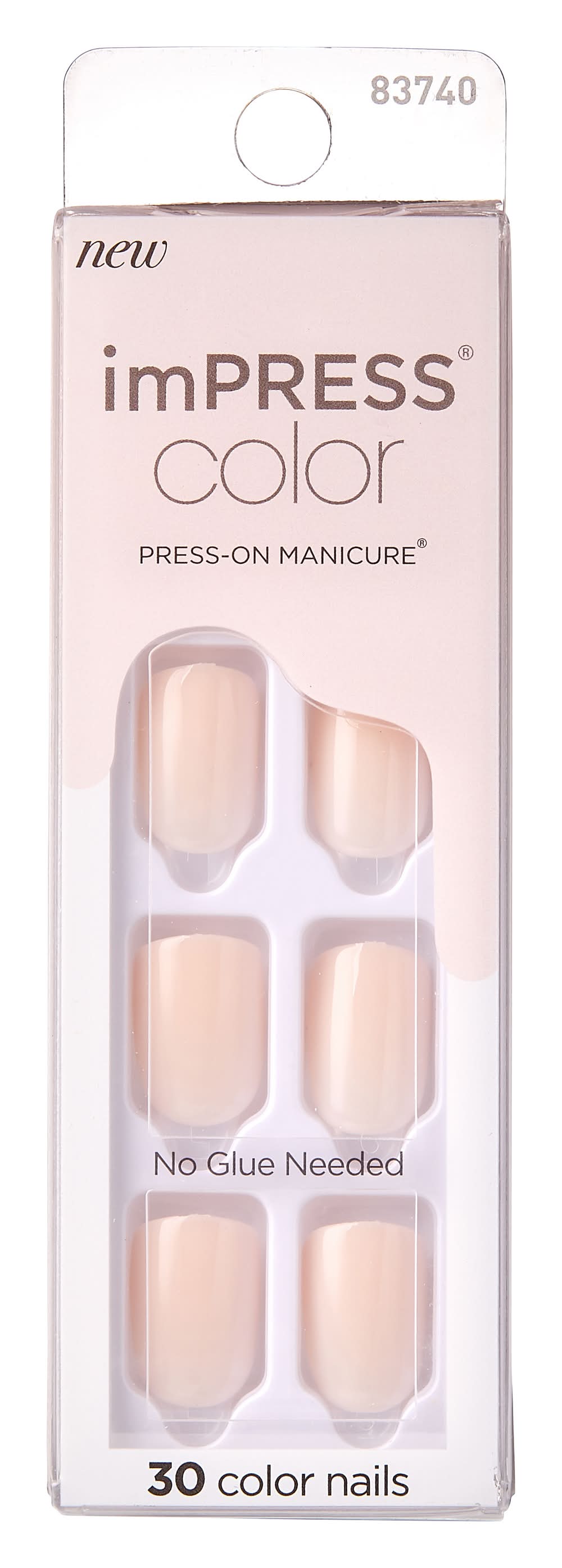 KISS Press-On Manicure, Point Pink