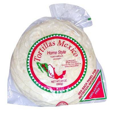 Tortillas Mexico Home Style 8 Inch Flour Tortillas (1.5 lbs)