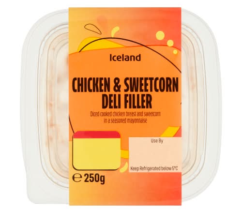 Iceland Chicken & Sweetcorn Sandwich Filler (250g)