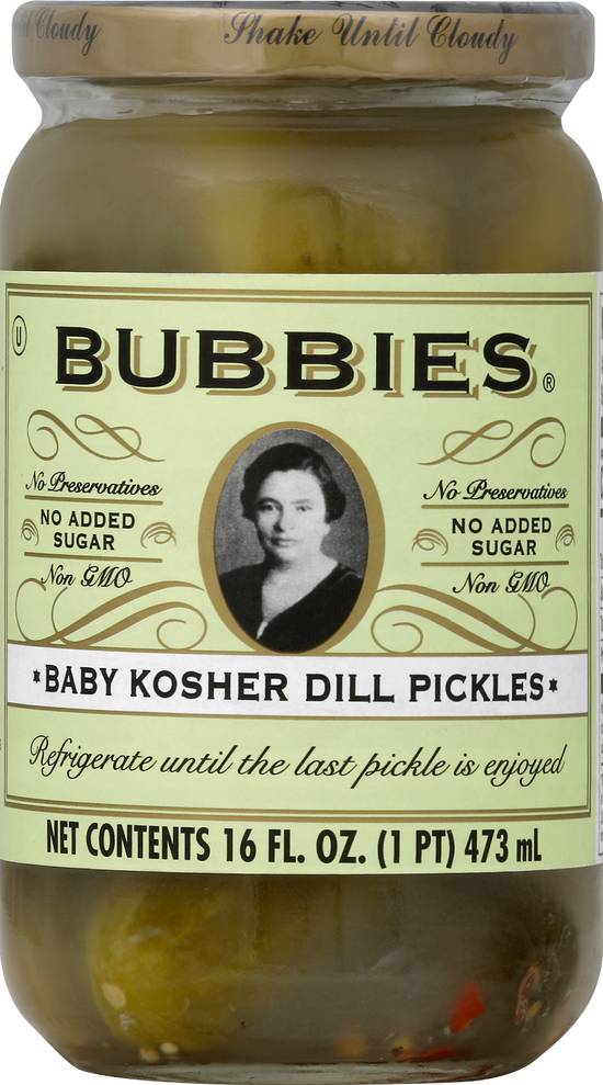 Bubbies Baby Kosher Dill Pickles