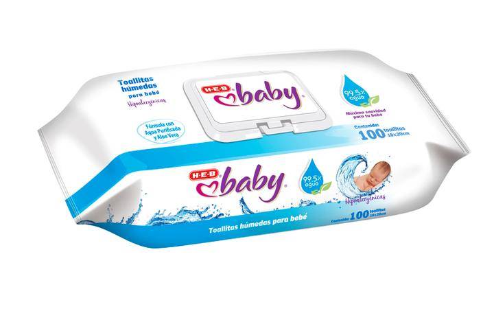 Heb baby toallita húmeda para bebé (100 piezas)