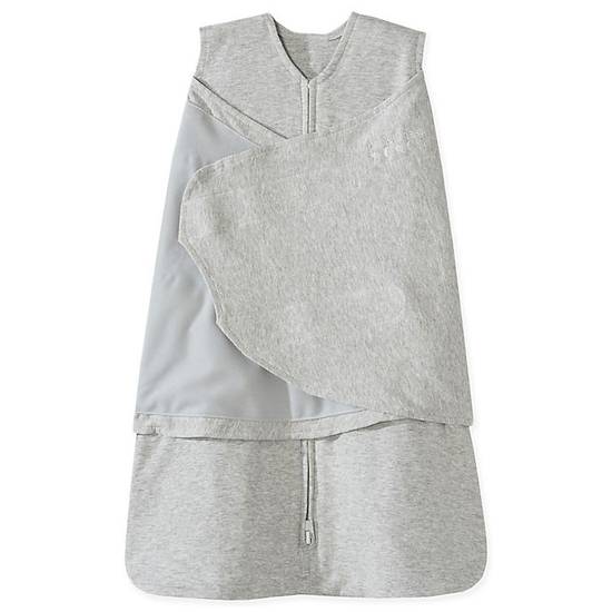 HALO® SleepSack® Newborn Multi-Way Adjustable Cotton Swaddle in Heather Grey