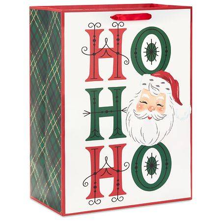 Hallmark Ho Ho Ho Santa Christmas Gift Bag, Jumbo