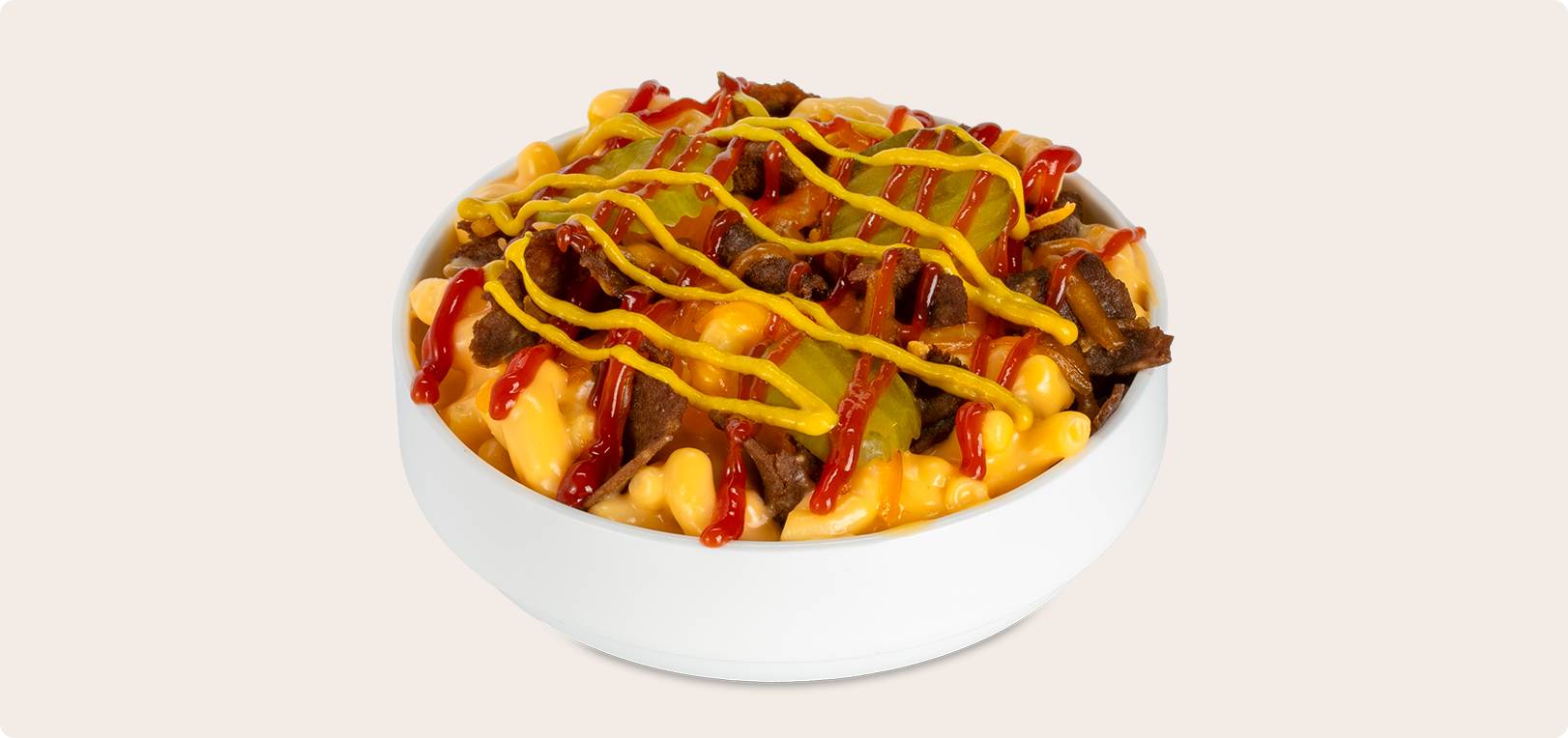 Cheeseburger Mac Cheese w Steak