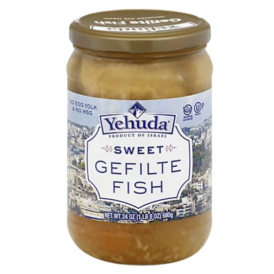 Order Yehuda Sweet Gefilte Fish 24oz food online from Everyday Needs by Gopuff store, New Haven on bringmethat.com