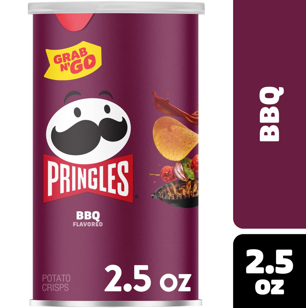 Pringles Potato Crisps, Bbq (2.5 oz)