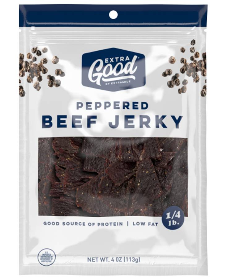 Extra Mile Pepper Beef Jerky 4oz