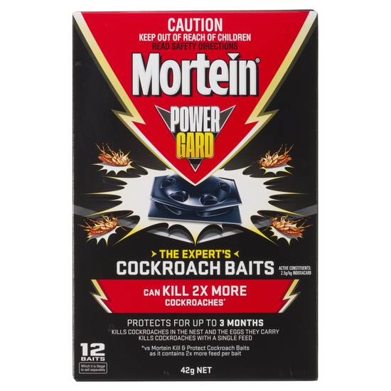 Mortein Powergard Cockroach Baits 12 pack