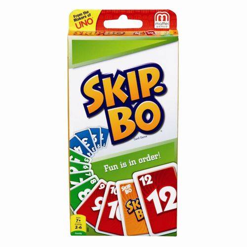 Mattel jeu de cartes skip-bo - skip-bo (1 kit)