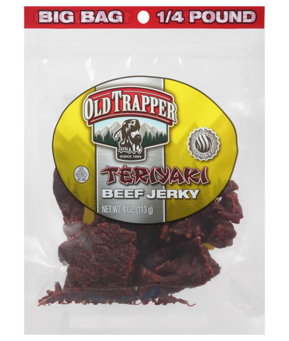 Old Trapper Beef Jerky, Teriyaki (4 oz)