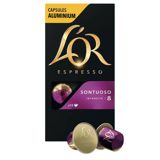 Café sontuoso capsule L'or espresso x10