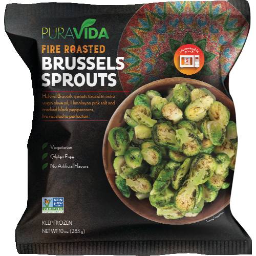 Puravida Foods Fire Roasted Brussels Sprouts