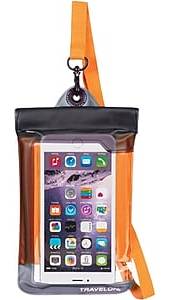 Travelon Waterproof Mobile Phone Pouches, 4.25x6.25 in, Assorted (6 ct)